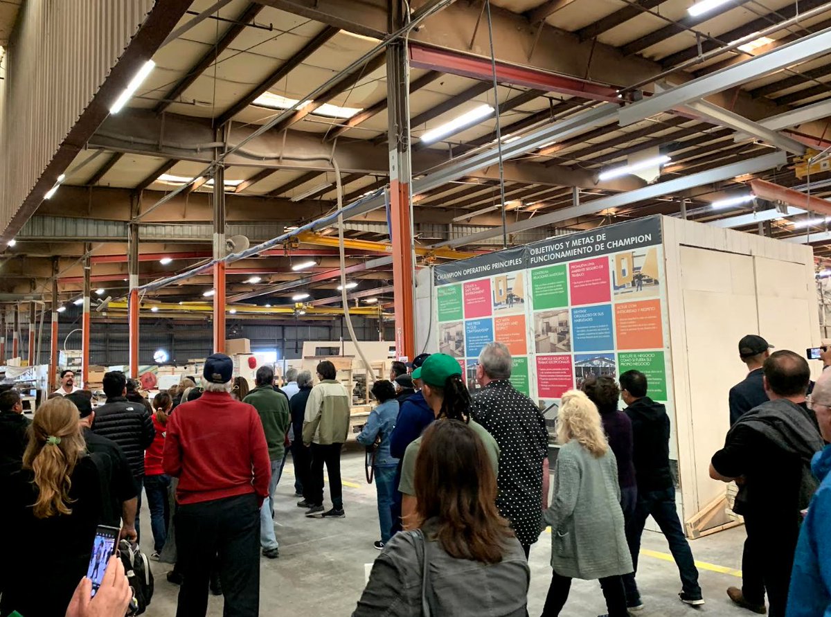 Another successful PreFAB Tiny Home Factory Tour with ReBuilding Green! Thanks to all who participated! Live Big, Go Tiny! #TinyHomes #AffordableHousingSolutions #TinyCommunities #LegalizeTiny #ADU #GrannyFlats