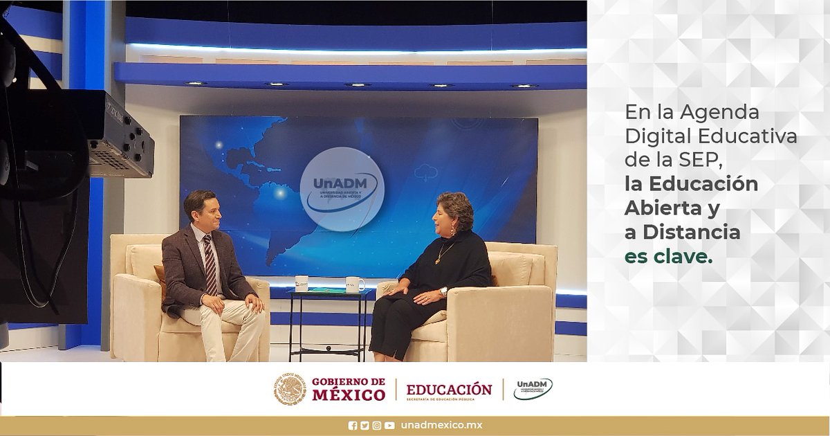 Ger13Ruiz's tweet photo. Ya está disponible en el canal de YouTube de @tveducativamx la charla con la Rectora Lilian Kravzov de la @UnADM_Mx donde conversamos sobre:
-Educación a Distancia
-Equidad
-Tecnología Educativa
#NuevaEscuelaMexicana
#ADEducativa 🌐
👉 https://t.co/dG83sIFvoU https://t.co/gNBufQqyqv