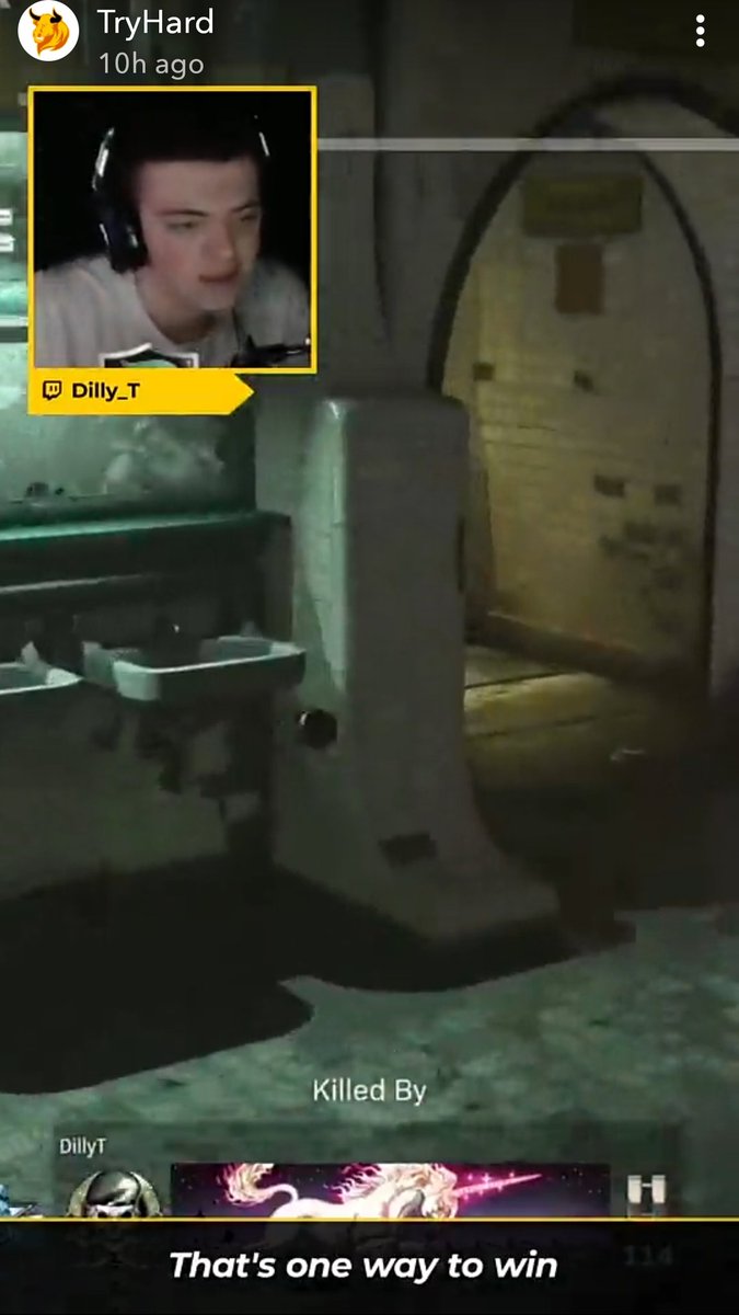 RiNEsports's tweet photo. Check the @Snapchat TryHard story to see the one and only @_DillyT dominating 2v2 gunfight. #InRiNWeWin https://t.co/cTbn0PFiJB
