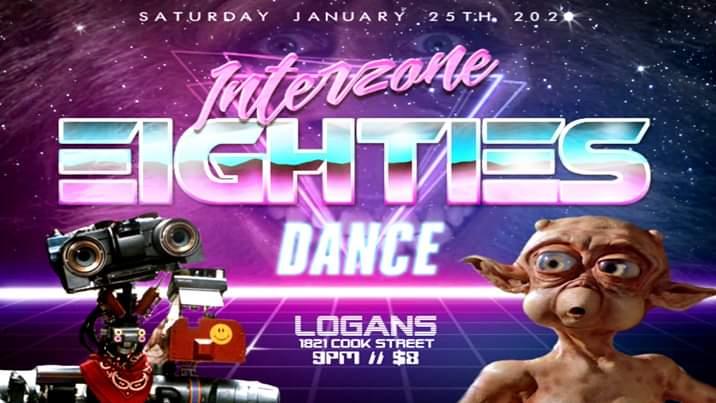 Eighties Dance 9pm TONIGHT !! Come party with the @eves_of_destruction Roller Derby team!!
#80s #80sdance  #80sdanceparty #80sfashion