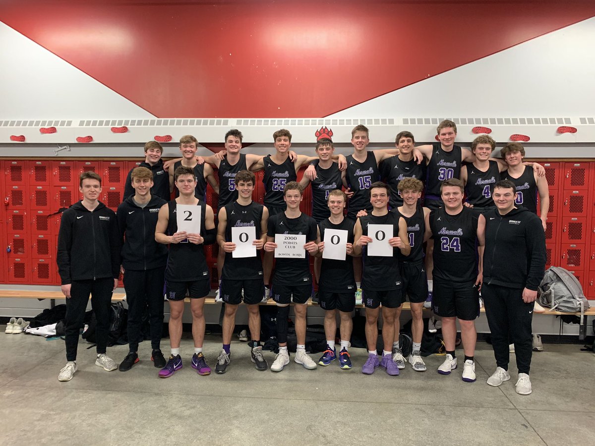 NorwalkHoops's tweet photo. In the win Bowen Born became part of an exclusive club. With 48 points tonight, Bowen is now only the 2nd 3A member (Adam Haluska) of the 2000 point club. #2000pts #BeWhereYourFeetAre #iahsbkb https://t.co/NPgCbdZ7To