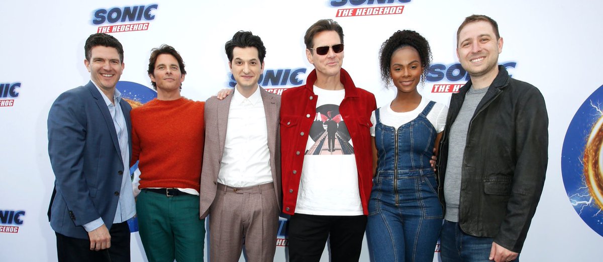rejectedjokes's tweet photo. We got to watch @SonicMovie in front of an audience for the first time today and it was so special. I can’t wait for everyone to see this movie. #SonicMovie 
📷: Getty &amp; friends https://t.co/AgpUCT4dhG