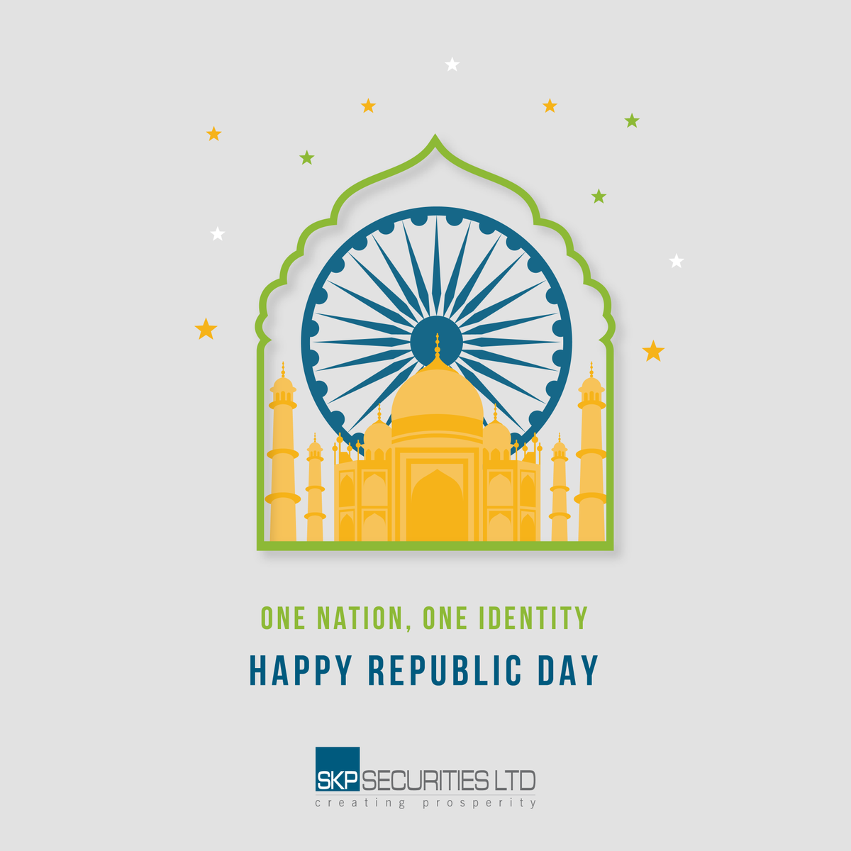 skpsecurities's tweet photo. Happy Republic Day from #SKPSecuritiesLtd https://t.co/imxXKegZlo