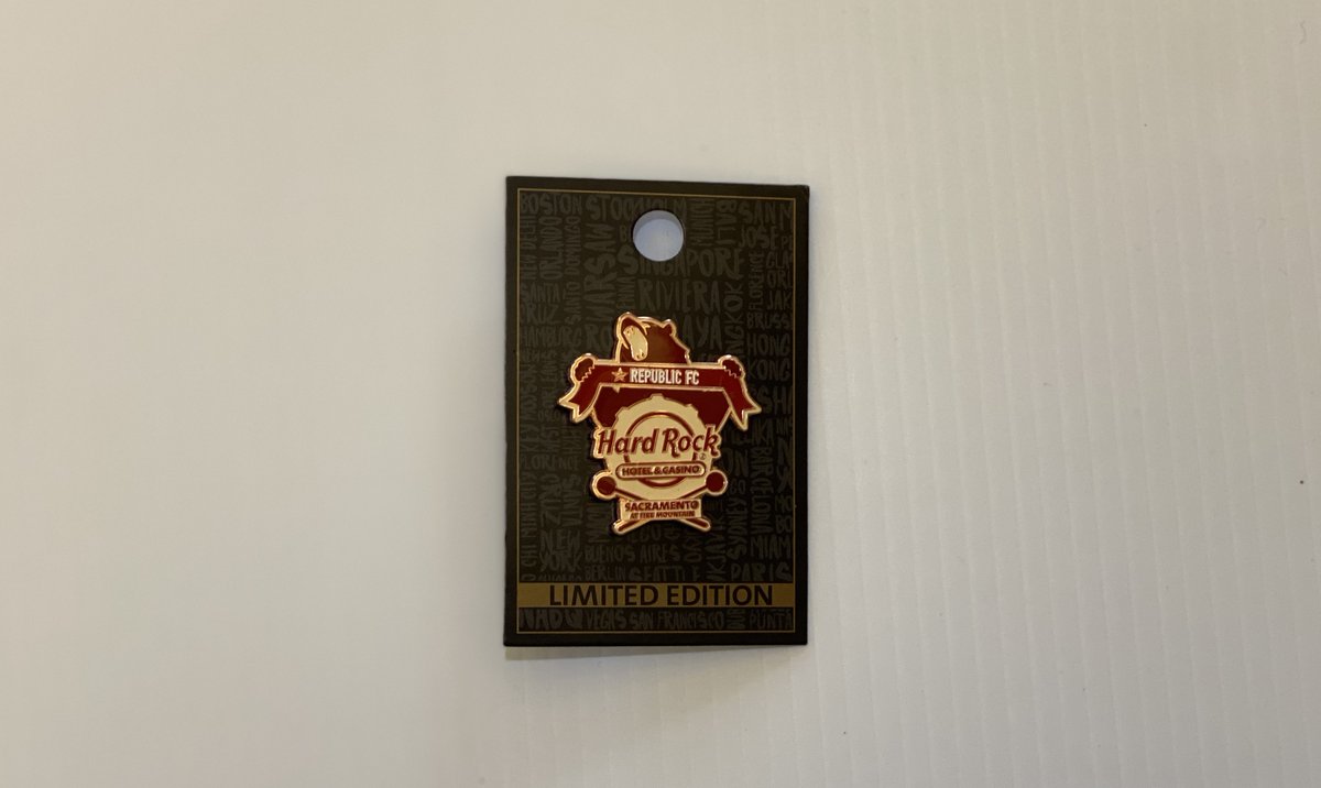 SacRepublicFC's tweet photo. #PinGoals π
This limited edition pin is available exclusively @HRHCSacramento. Get it before itβs gone! π₯
#IndomitablePartner https://t.co/XVujfez4W4