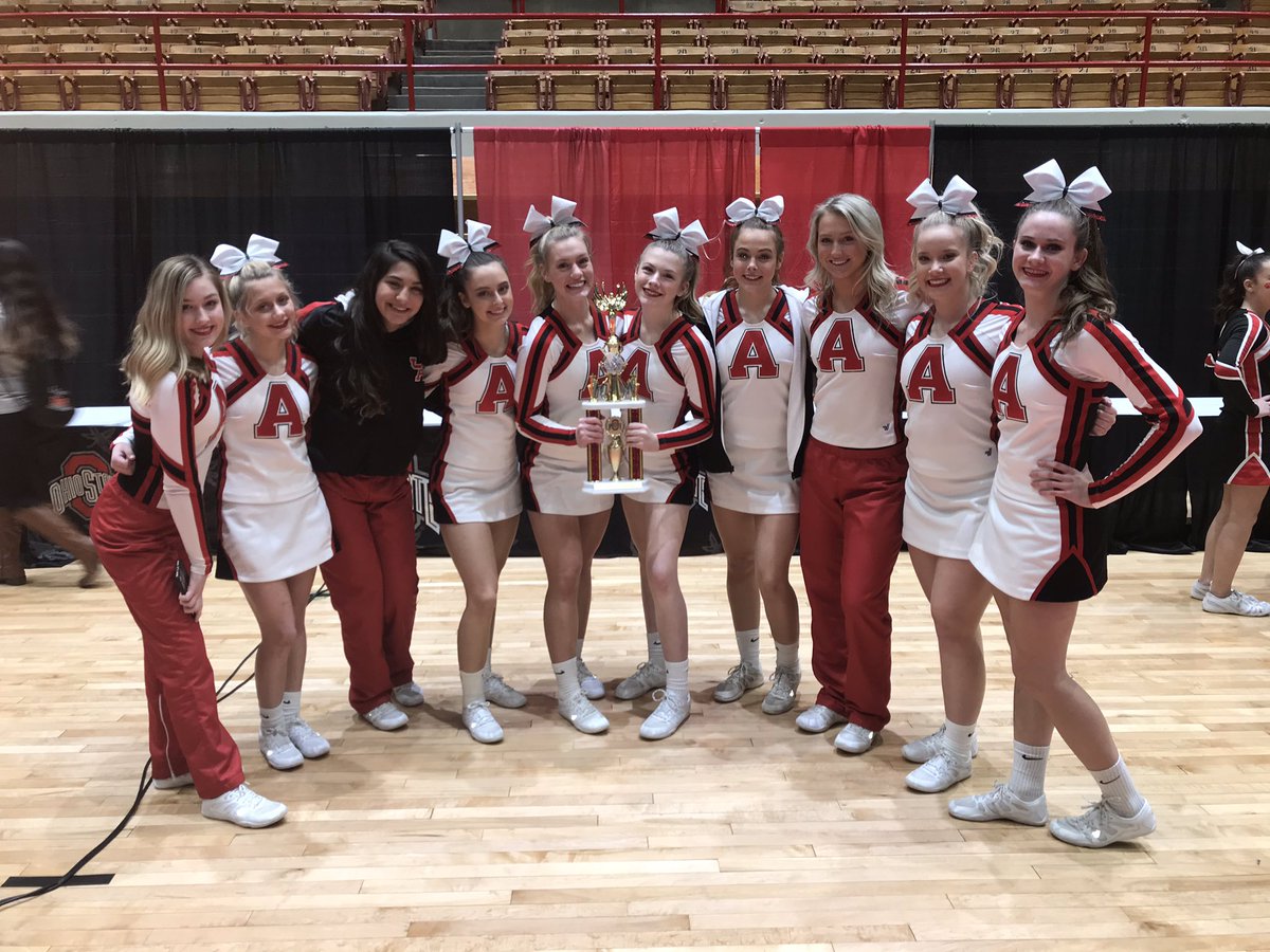 AlderCheer's tweet photo. Congrats on 4th place! JA cheer competed against 12 teams at OSU! https://t.co/x2KReuFQyF