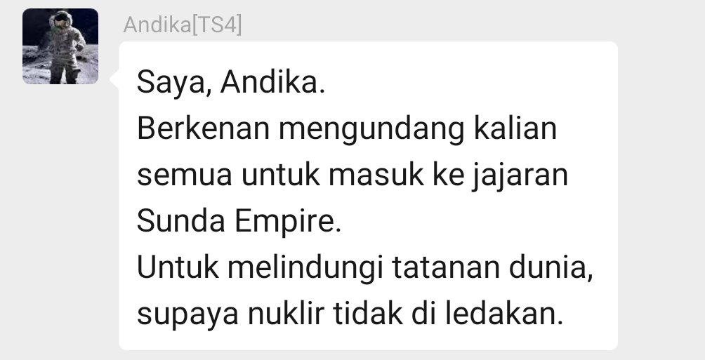 putra_quote's tweet photo. Makin jadi.
#sundaempire 
#VirusCorona https://t.co/KcwmQoufvh