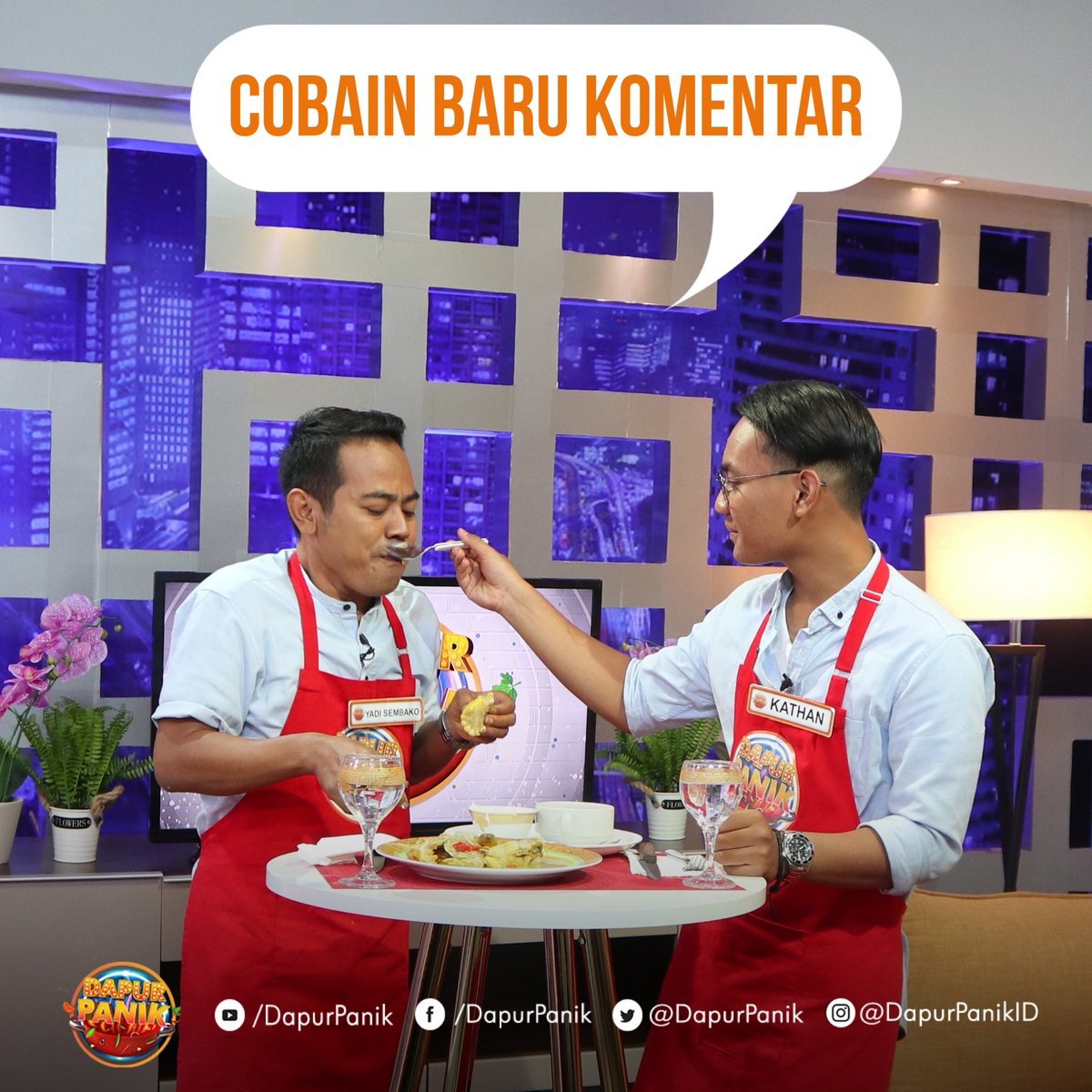 Kalau Daus dan Shelly gak suka makanan rival, Beda sama Yadi dan Kathan yang menyukai masakan rival, duhhhhh sampai nambah pakai nasi gitu.... <a href="/officialgtvid/">OfficialGTVID</a>