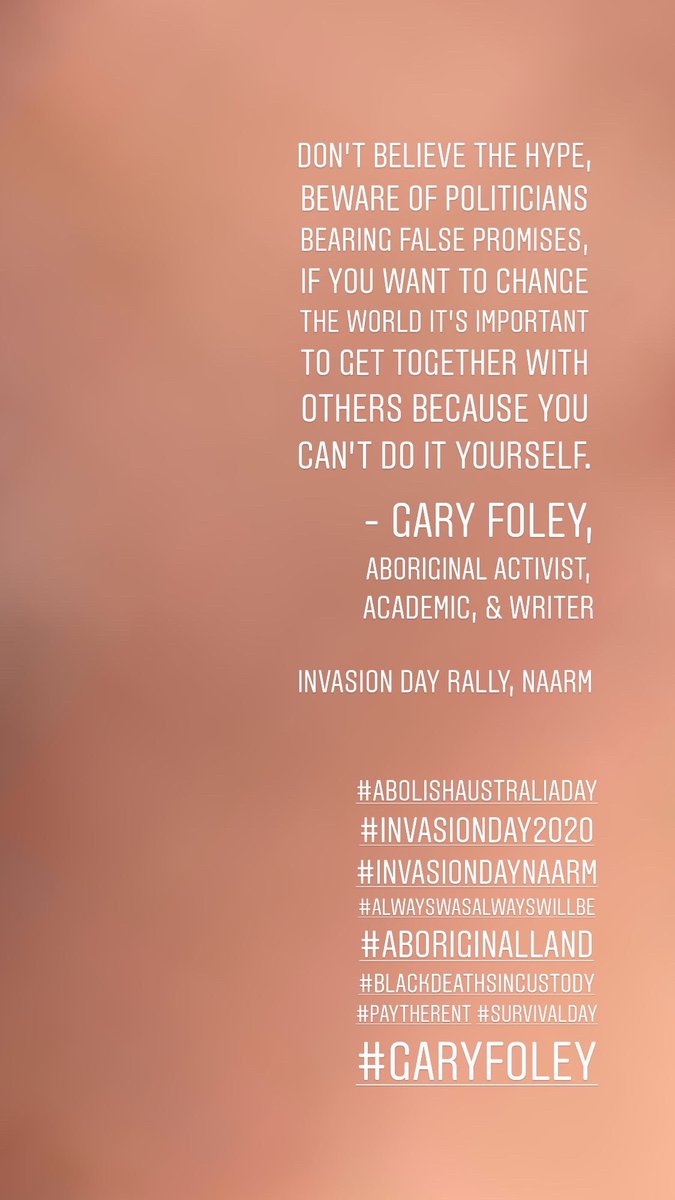 Mchl_Vsc's tweet photo. Gary Foley
Invasion Day, Naarm

#InvasionDay2020
#InvasionDayNaarm
#AbolishAustraliaDay #AlwaysWasAlwaysWillBe #AboriginalLand
#BlackDeathsInCustody #BlackHistory
#PayTheRent 
#SurvivalDay
#GaryFoley https://t.co/00vJdmRhl2