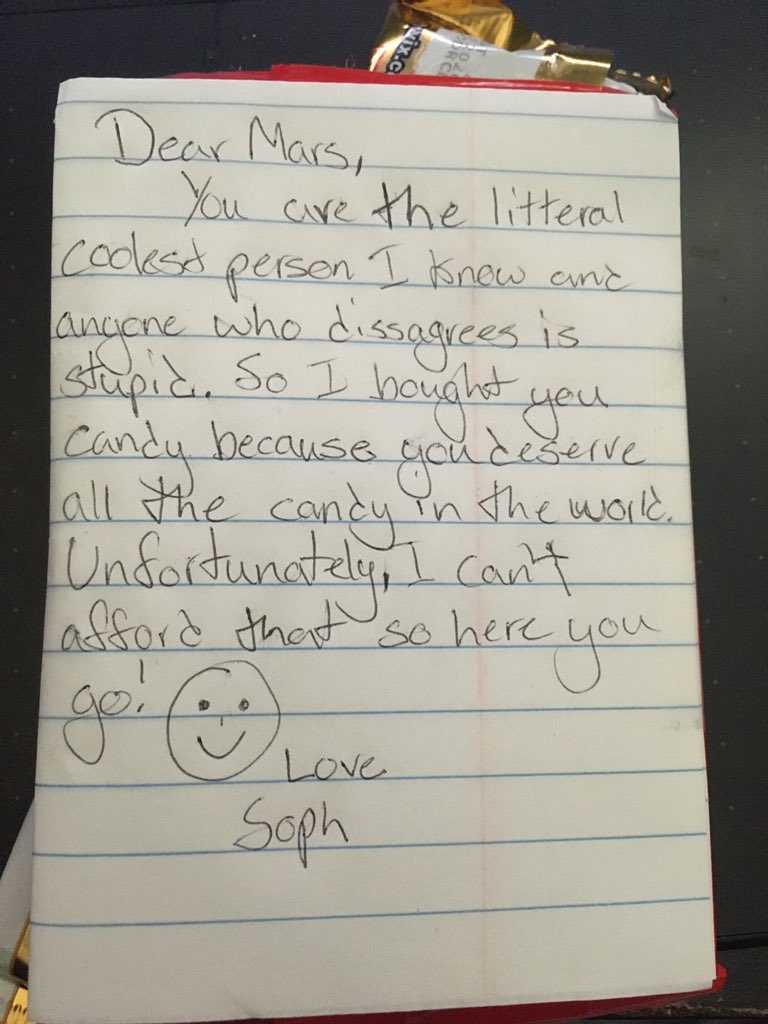 my sister witnessed my parents being mega transphobic and came into my room and gave this to me 😭😭