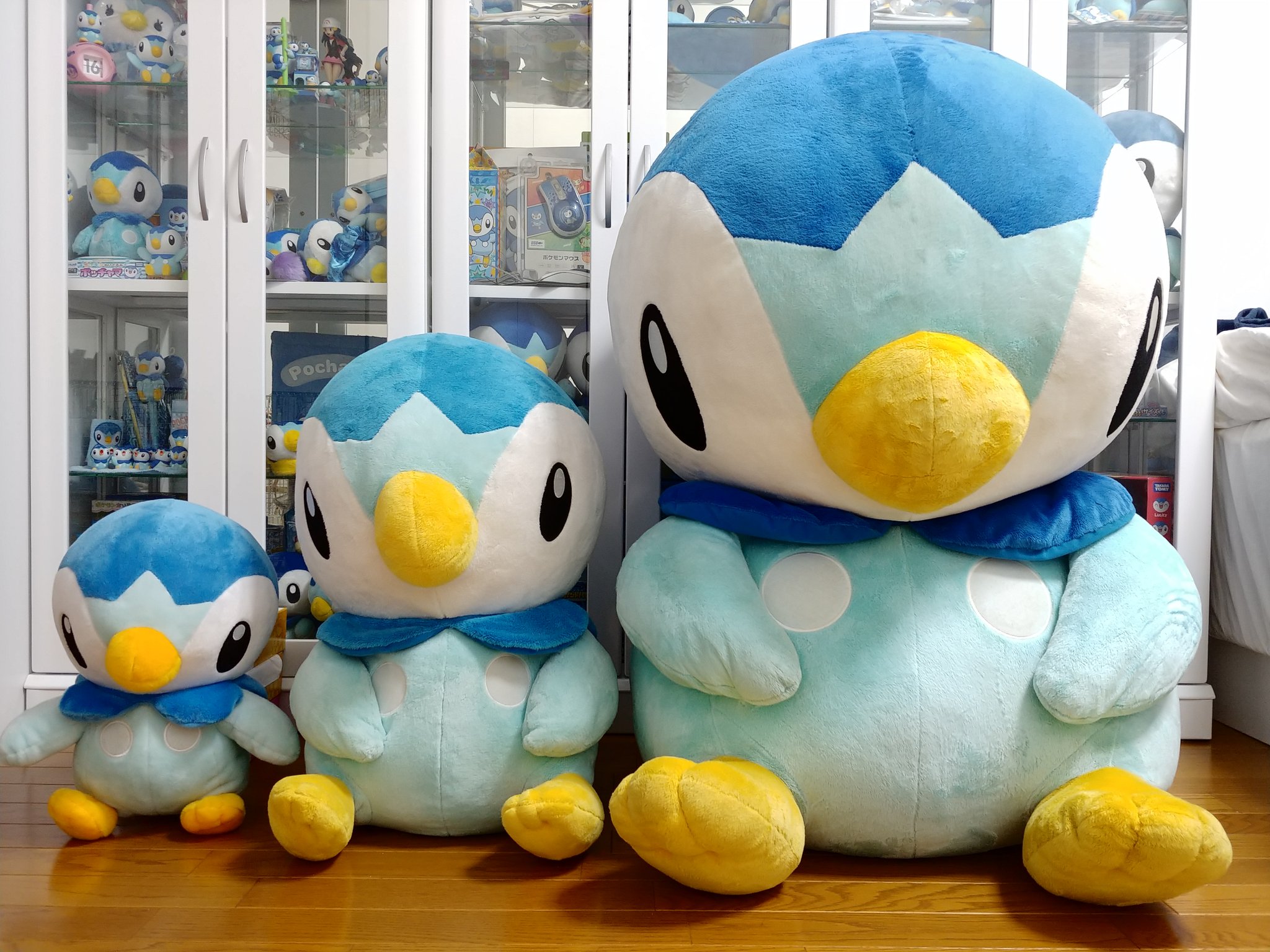 エコポッチャマ 左 等身大ポッチャマ 40cm 中 でっかいポッチャマ 60cm 右 日本に15匹のポッチャマ 1m ポッチャマ好きは悶絶するといい ペンギン好きも悶絶するといい ポッチャマ T Co Yykvnjwslo Twitter
