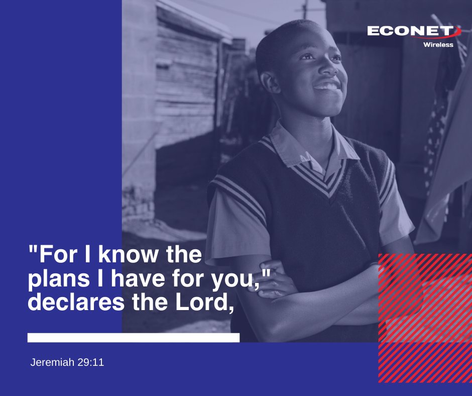 econetzimbabwe's tweet photo. … plans to prosper you and not to harm you, plans to give you hope and a future.

Type ‘YES’ if you believe!

#SundayWord #scripture #Pray https://t.co/c7yw5Ej8Ip