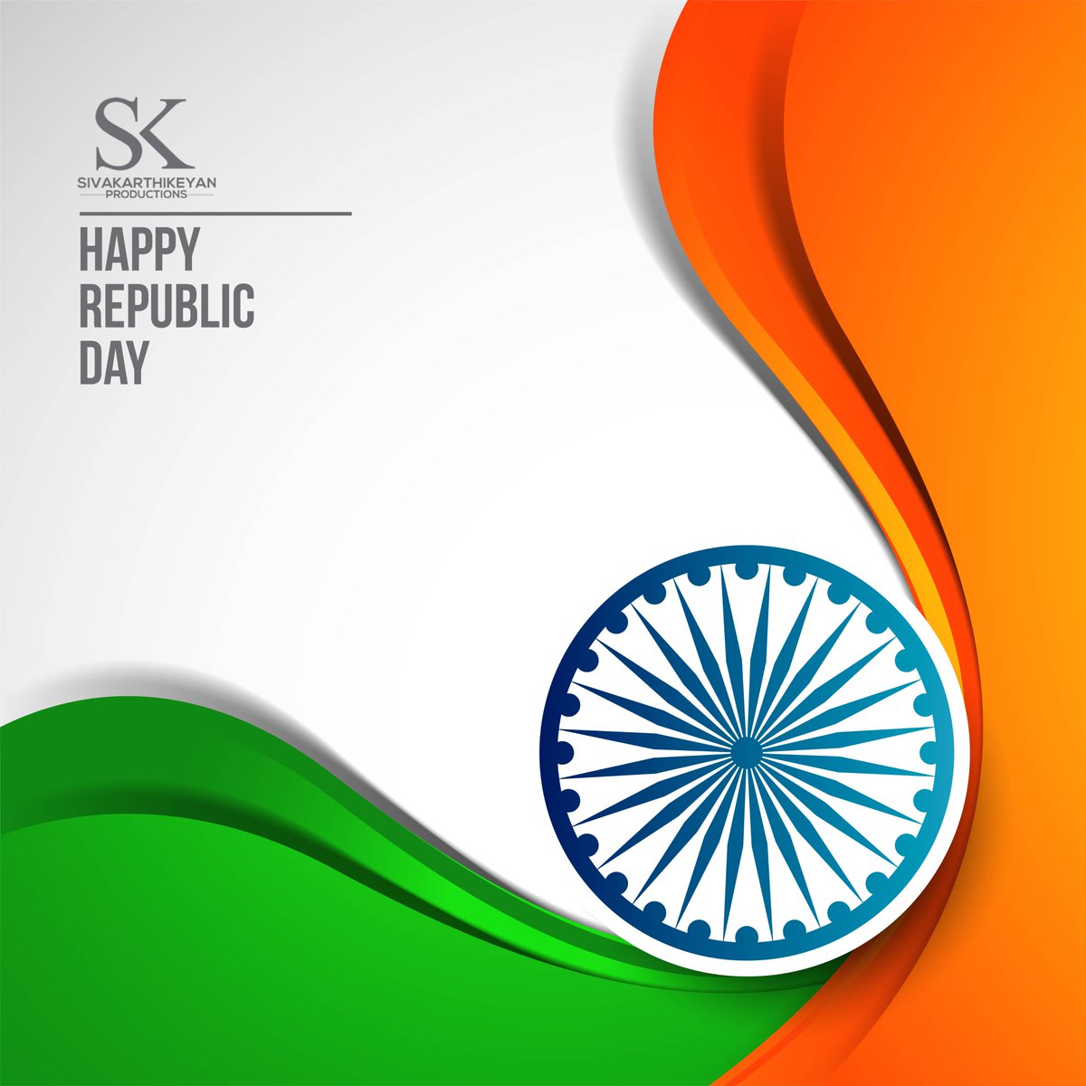 SKProdOffl's tweet photo. Wishing you all a happy 71st Republic day. Let's enjoy the spirit of unity 🇮🇳

#RepublicDay #RepublicDayIndia #குடியரசுதினம் #RepublicDay2020 https://t.co/RNkmSL7WVo