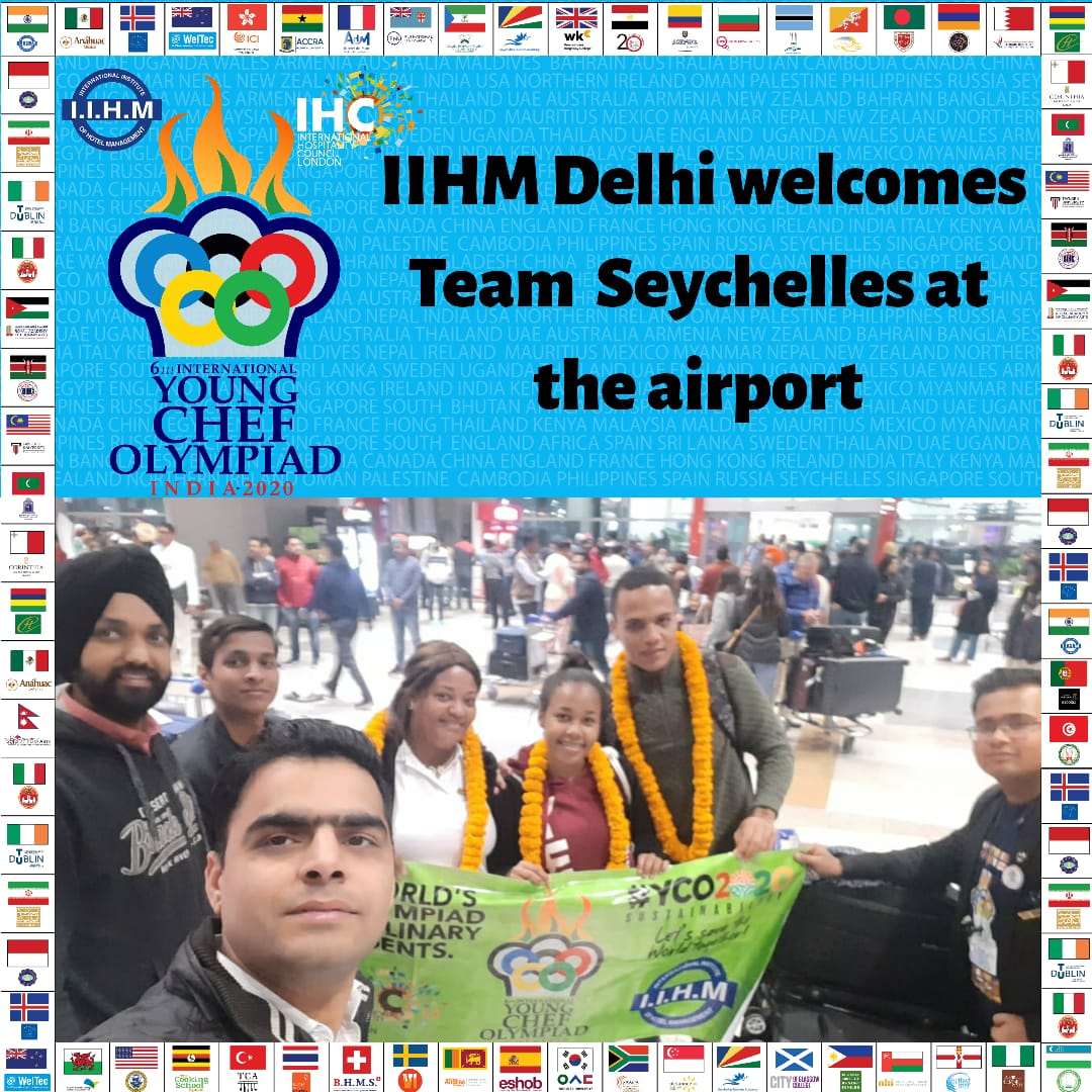 Ankit03233638's tweet photo. Welcome the teams at India #iihmbest3years #YCO2020 #Sustainability #UNsdg #BiggestCulinaryCompetition @subornobose @IIHMHOTELSCHOOL https://t.co/ALzqzz2oBL
