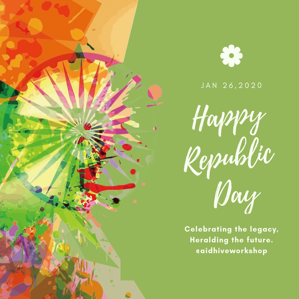 aidhive's tweet image. Republic day is not just the date when we got our constitution, its the date when we truly got the spirit of Independence.
Now is the high time when we should look back to our basics, where the core of India resides.
United We Stand Divided We Fall.
Jai Hind. 
Jai Bharat.