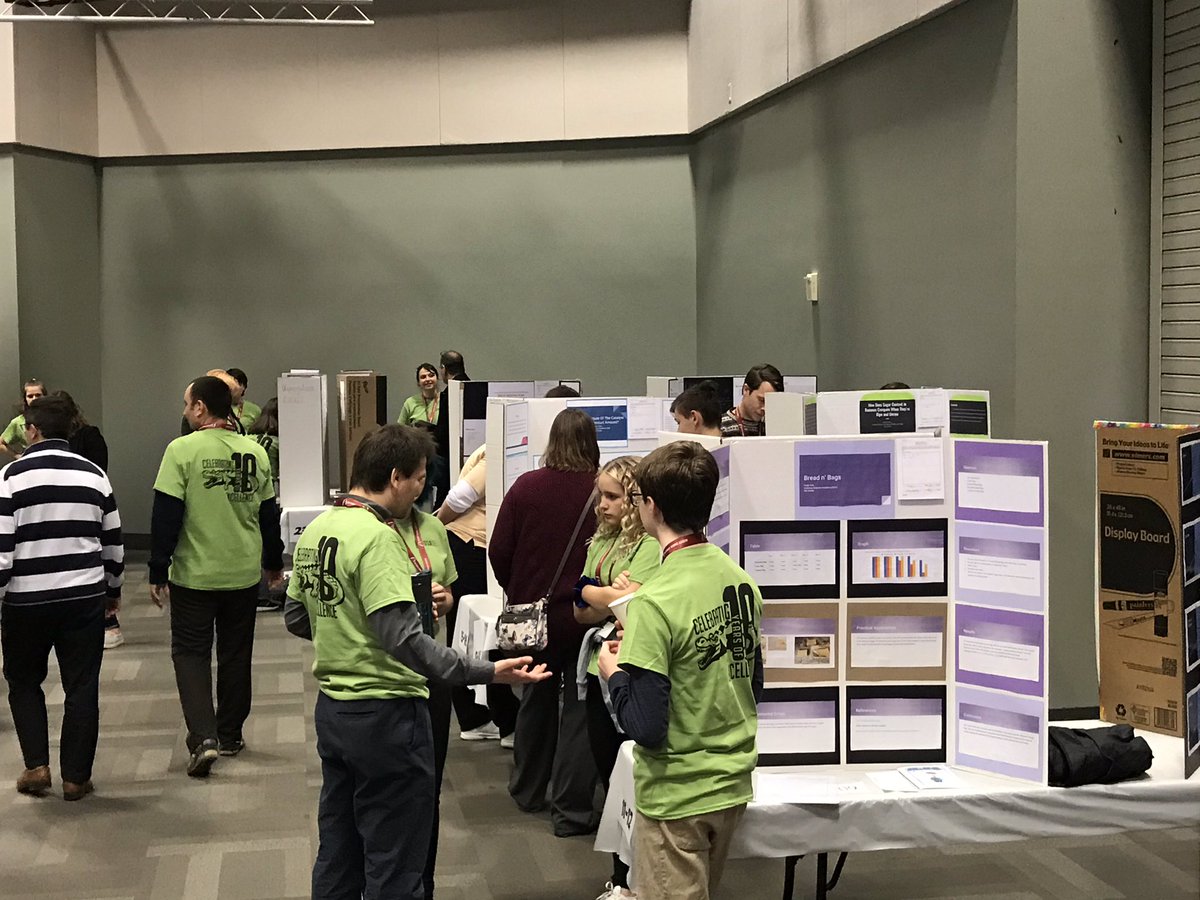 GatewaySciHigh's tweet photo. What a great day at the GSA Science &amp; Engineering Fair!  Amazing projects and demos from our students.  It was great seeing so many families. Thanks to all our judges.  We appreciate your time and involvement.  #WeAreConcept #WeAreGSA https://t.co/24ckPoFgY2