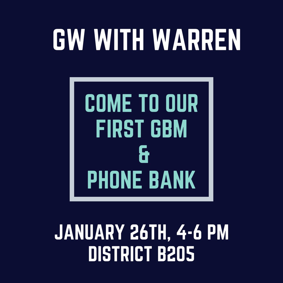 GWforWarren's tweet photo. Time and location update!! Come to our GBM tomorrow and help us fight for Iowa! https://t.co/ML661qaMeh