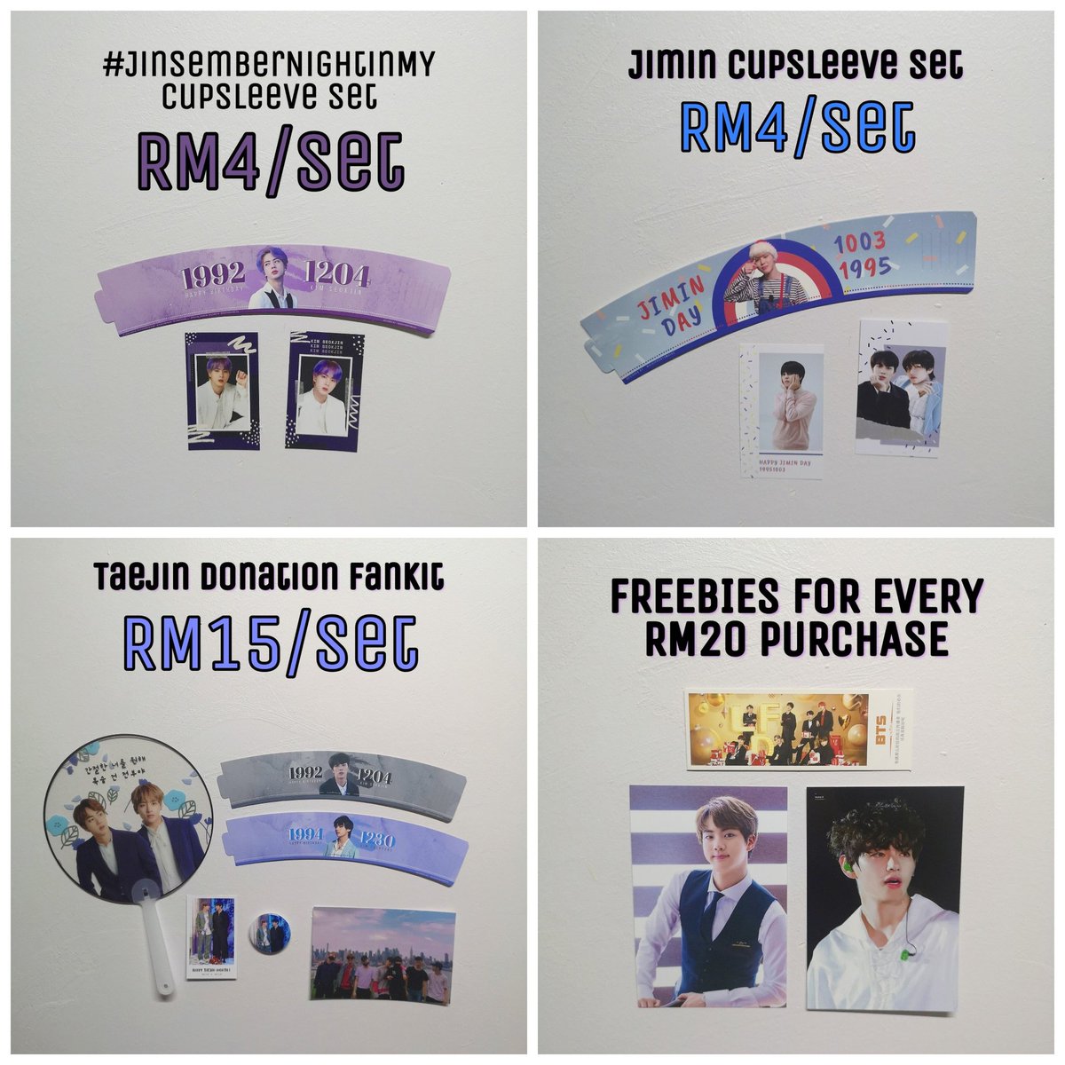 didiphantomhive's tweet photo. It's been a long time so today I'll be going to #TaekookinMY and bring some freebies and official merchs ๐โจ
DM to reserve ๐ https://t.co/EJ79QpQRi3