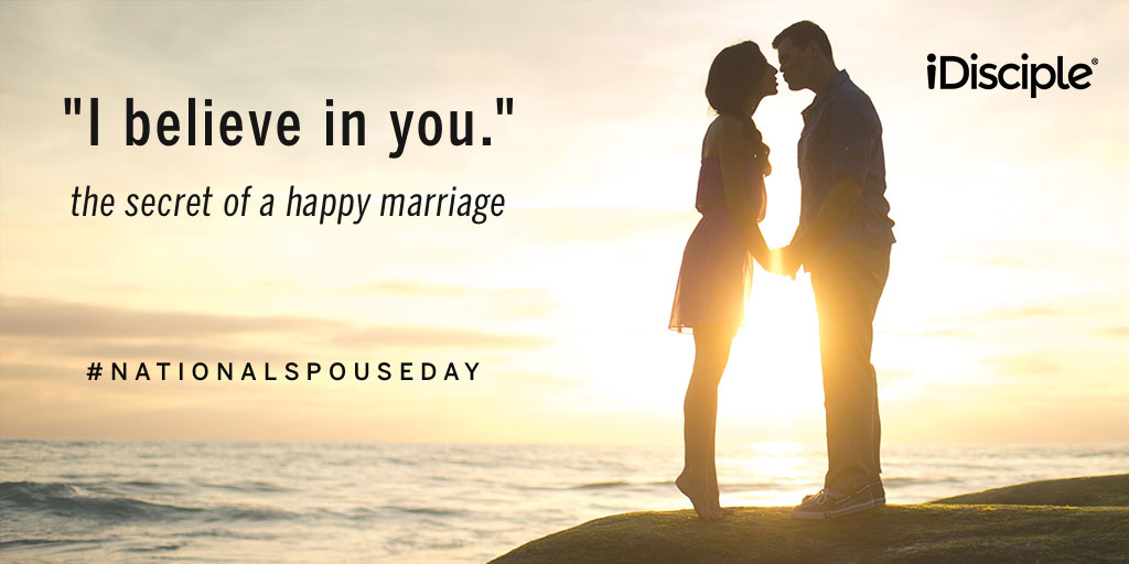 Jesus forgives us and daily offers a relationship with him. What if we allowed the grace we receive from Jesus to change how we treat our spouses? Read 10 ways to show your spouse that you believe in them at bit.ly/30T2w00 #nationalspouseday