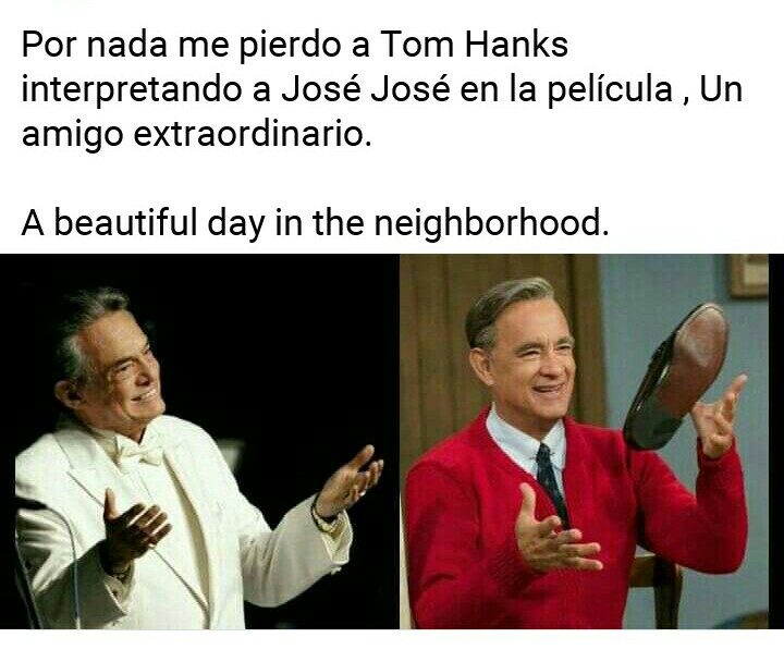 RogerCvz's tweet photo. @tomhanks &amp; @JoseJoseOficial #Leyendas https://t.co/NpSCg8dliQ