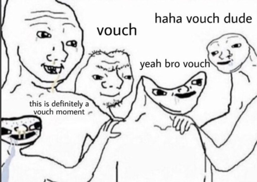 AussieAntics on Twitter "People understand what the word "vouch" means