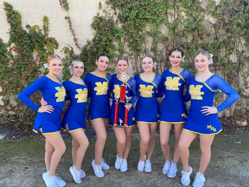 MaranaDance's tweet photo. We had fantastic performances at our competition today! 2nd place in jazz and 3rd place in Pom! So proud of our performances💛💙 tiger pride🐯 https://t.co/Txkn1pdhZi