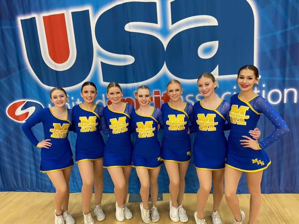 MaranaDance's tweet photo. We had fantastic performances at our competition today! 2nd place in jazz and 3rd place in Pom! So proud of our performances💛💙 tiger pride🐯 https://t.co/Txkn1pdhZi