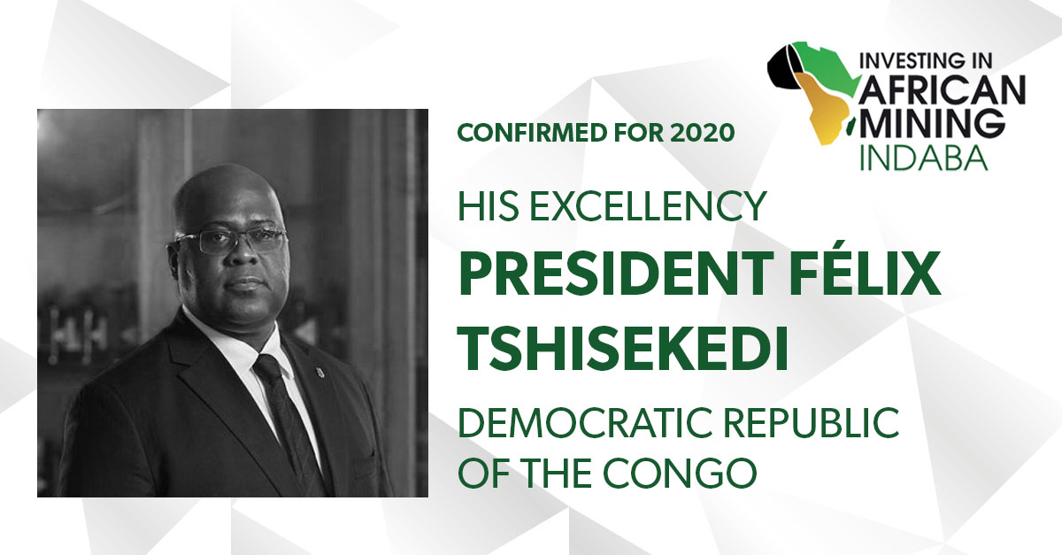 mining_women's tweet photo. Investing in African Mining Indaba is excited to announce that His Excellency Felix Tshisekedi, President of the Democratic Republic of the Congo (DRC) has confirmed his attendance at the event taking place in Cape Town 3 – 6 February 2020.

. https://t.co/OanHfnWIfW