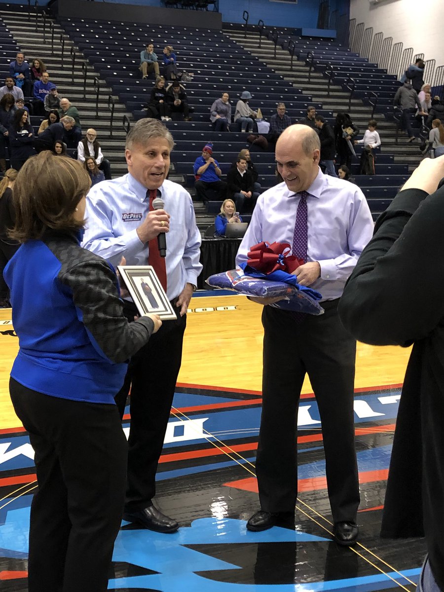 Thank you to Depaul University and my good friend, Doug Bruno, for the the special tribute last night. I have enjoyed competing against you for the last three decades.