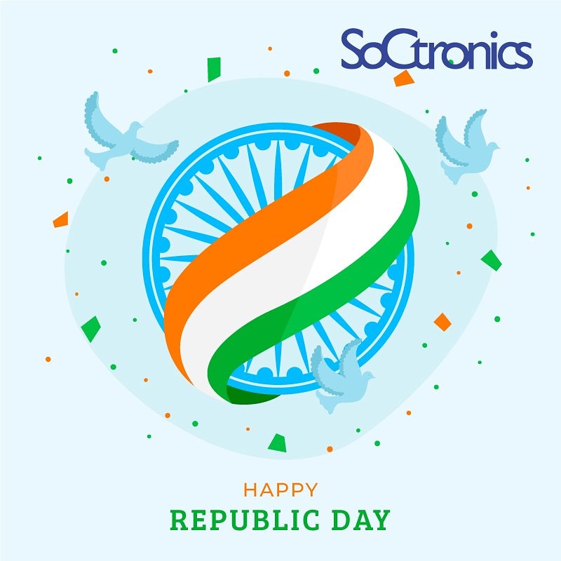 SCtronics's tweet photo. A very happy Republic Day to all from SoCtronics!
#SoCtronics
#RepublicDay
#RepublicDay2020 https://t.co/hvcM2nldPX