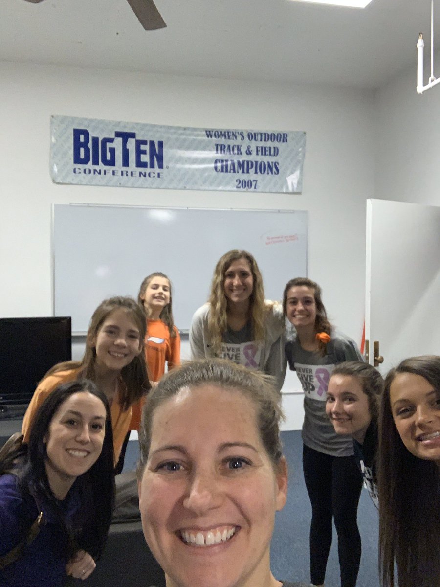 RiccoloTaylor's tweet photo. Had a great time at the U of I meet today with this group of girls! Getting excited about our upcoming season! Come watch these girls plus the rest of the running Wildcats in March! #WilmoProud https://t.co/O7qmdQMKdO