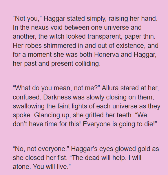 amukWrites's tweet photo. For the @AlluraLives zine! I took everything I wanted to tweak about the ending and put it here. Especially with the parallels between Haggar and Allura.
https://t.co/xmiyTeq4PT
#allura #vld #voltron #lotor #alfor #coran #haggar #hunk #pidge #romelle https://t.co/42JoMA01uO
