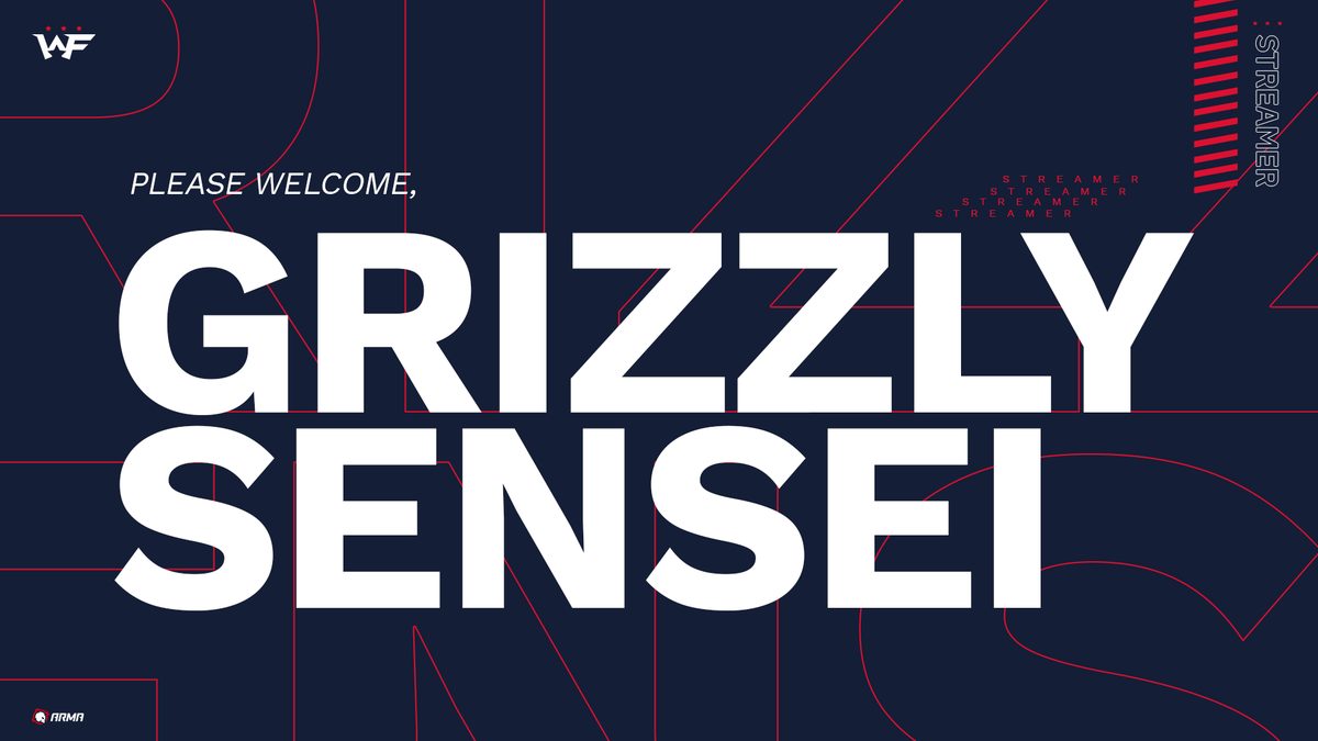 warFareGGs's tweet photo. Everyone, please welcome @GrizzlySensei_ to the wF family as our newest streamer! https://t.co/I17qTMLBqo