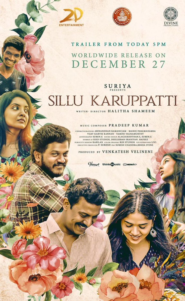 Tamil anthology film #SilluKaruppatti (2019) by @halithashameem, feat.  @thondankani @TheSunainaa @nivedhithaa_Sat #LeelaSamson #SaraArjun #SreeRam  #Rahul and #ManikandanK, now streaming on @NetflixIndia. @2D_ENTPVTLTD  @rajsekarpandian @Suriya_offl ...