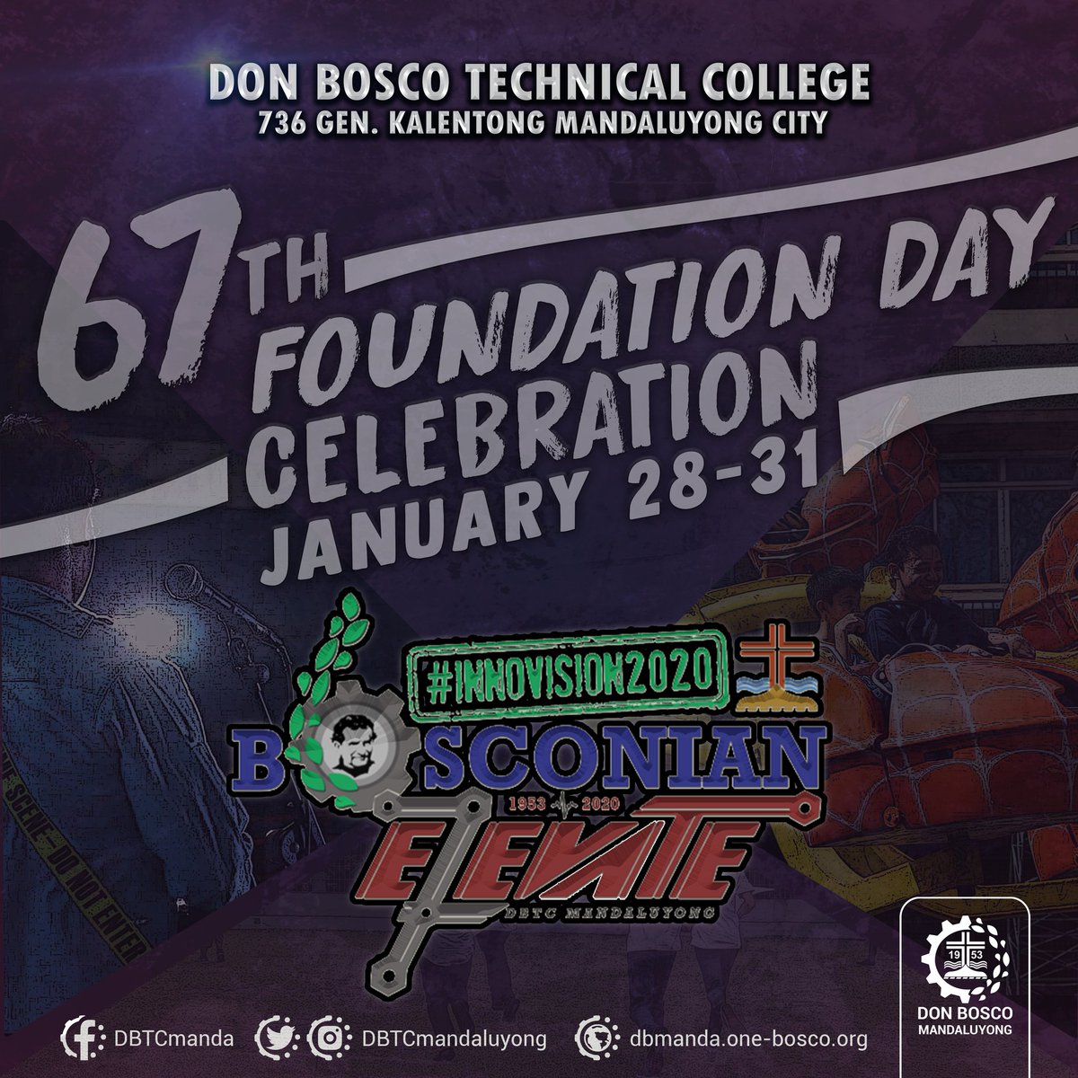DBTCHSSC's tweet photo. Rides. Food. Games. Are you ready?

Come elevate with us this January 28-31 at DBTC Mandaluyong

Fairgrounds will be at the Gesu Adolescente Quadrangle (Savio Quadrangle) https://t.co/MCLVVrVwrE