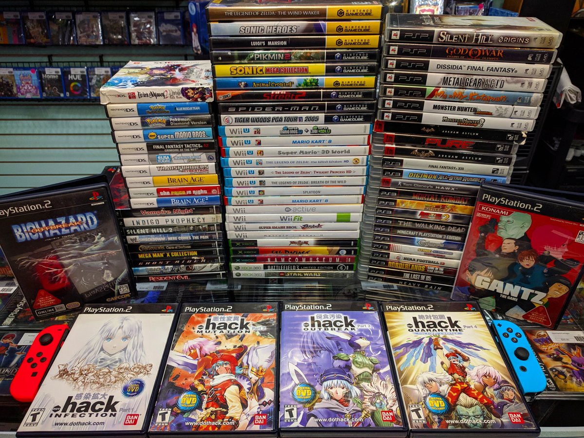 VGTPFlorida's tweet photo. New tomorrow! 1/25/20
#ps2 #dothack #gantz #biohazard #import #mariokart #pikmin #zelda #pokemon #supersmashbros #mario #indigoprophecy #silenthill #megaman #metalgear #soulcalibur #animalcrossing #luigismansion #finalfantasy #pensacola #florida #videogames #vgtpflorida #retro https://t.co/1KCl1FOZ0p