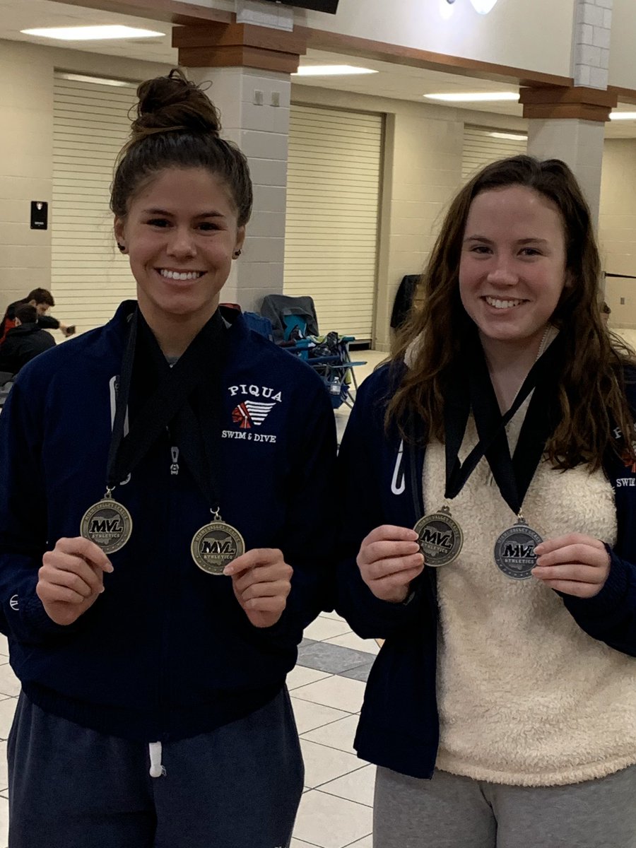 chiphare's tweet photo. Congratulations to Julia and Colleen today for their outstanding performances and earning conference medals!  #WeArePiqua https://t.co/g0u8Zz3Pnx