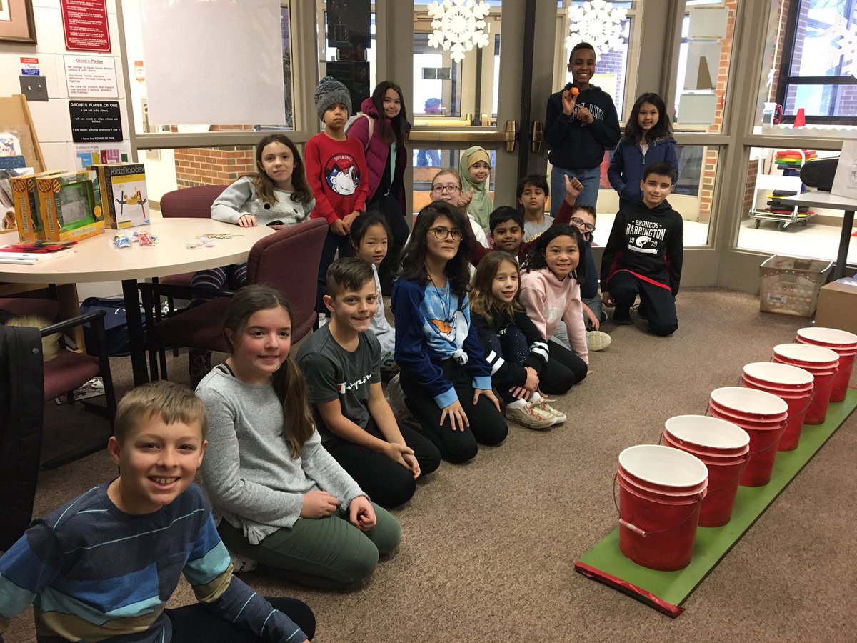 MrsChangGrove's tweet photo. Our class had the honor to debut Groveβs Grand Prize Game on Friday! We hit bucket #4 and bucket #6! πππ Congrats to our contestants! #GroveFamilyReadingProgram #GroveGrandPrizeGame @GroveAve220 https://t.co/A6Bxzd6tKZ