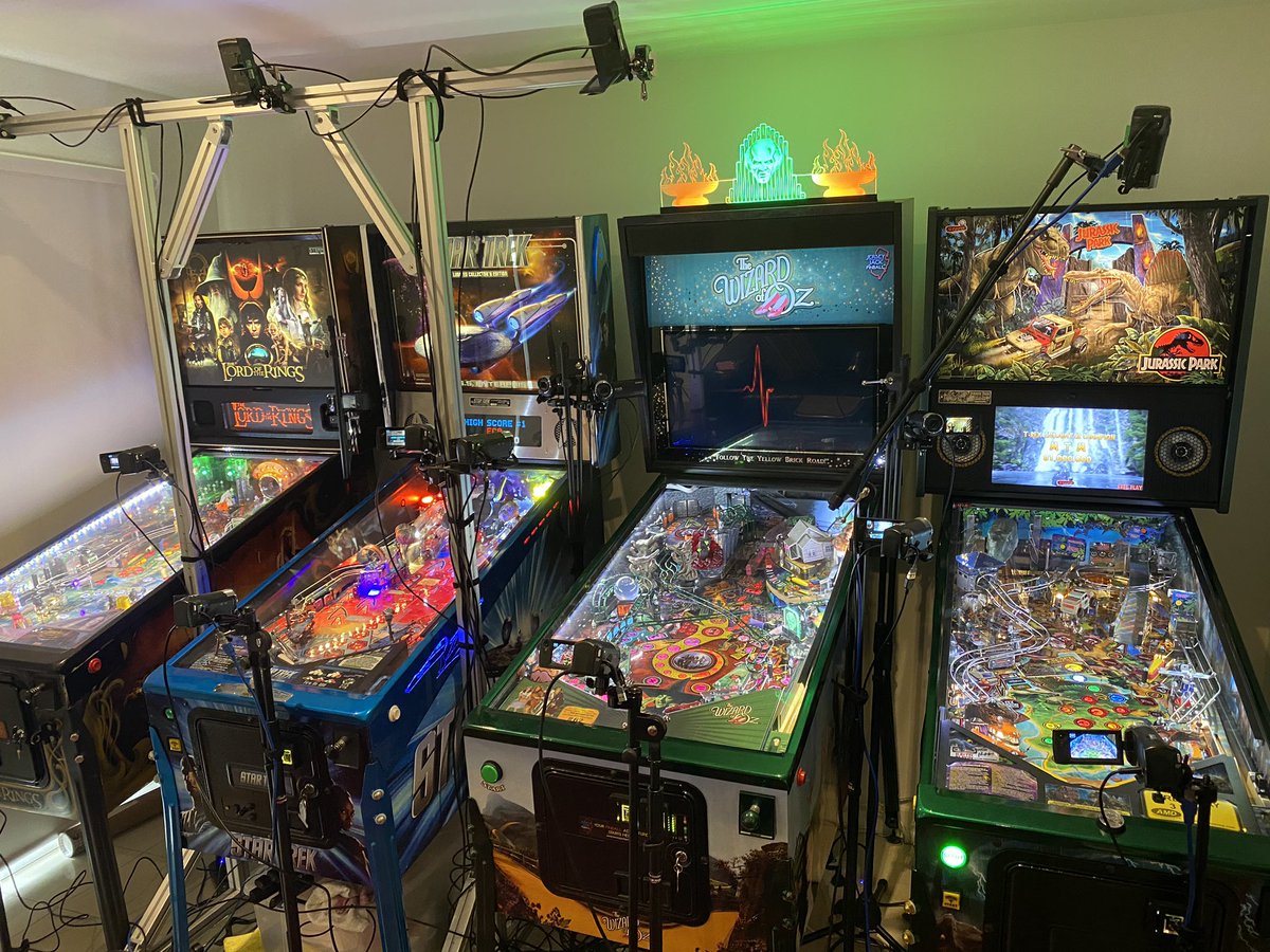 MelbSilverball's tweet photo. Cameras are ready and fridge is stocked. We are ready for a special stream tonight with Jeff Teolis from @PinballProfile as part of his world tour. Come watch!! 6pm AEDT https://t.co/kzwABzoIAU #twitch #pinball https://t.co/acKSM3oJUJ