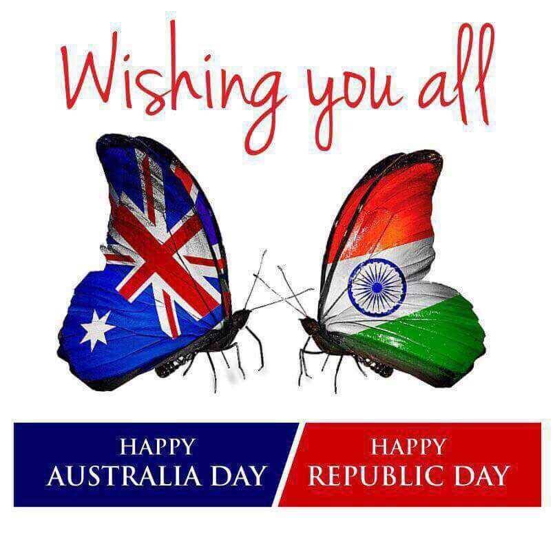 BhanuMurugan's tweet photo. January 26th ~ Australia and India share the same day!❤️
India celebrates its Republic Day, the same day, as Australia celebrates its National Day !! 🎉🎊🎉 https://t.co/W82iUALNnm