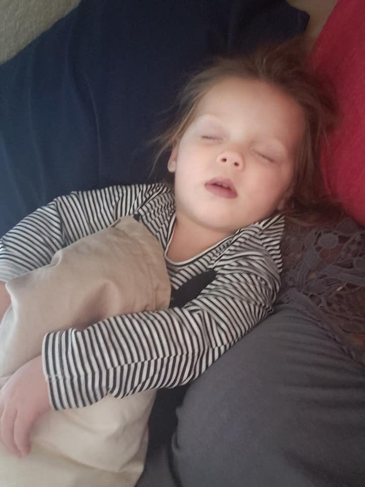 My niece and Jack Nicholson, just taking a little nap.