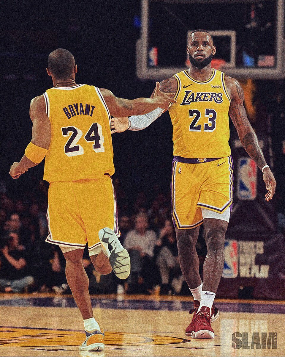 kinglbj_23's tweet photo. LeBron just passed Kobe Bryant and is now 3rd on the All-Time Scoring List 👑💜💛🏆 https://t.co/9qZw2lRujO