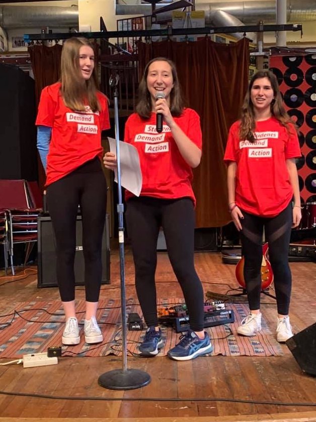 ActionShs's tweet photo. Endless thanks to all who turned out yesterday for our afternoon of gun violence prevention. The event was a great success, and it was all thanks to the support we received. Together, we will make this country safer. Now, onward. #keepgoing #studentsdemandaction #demandingaction https://t.co/ZSLisw9Ate