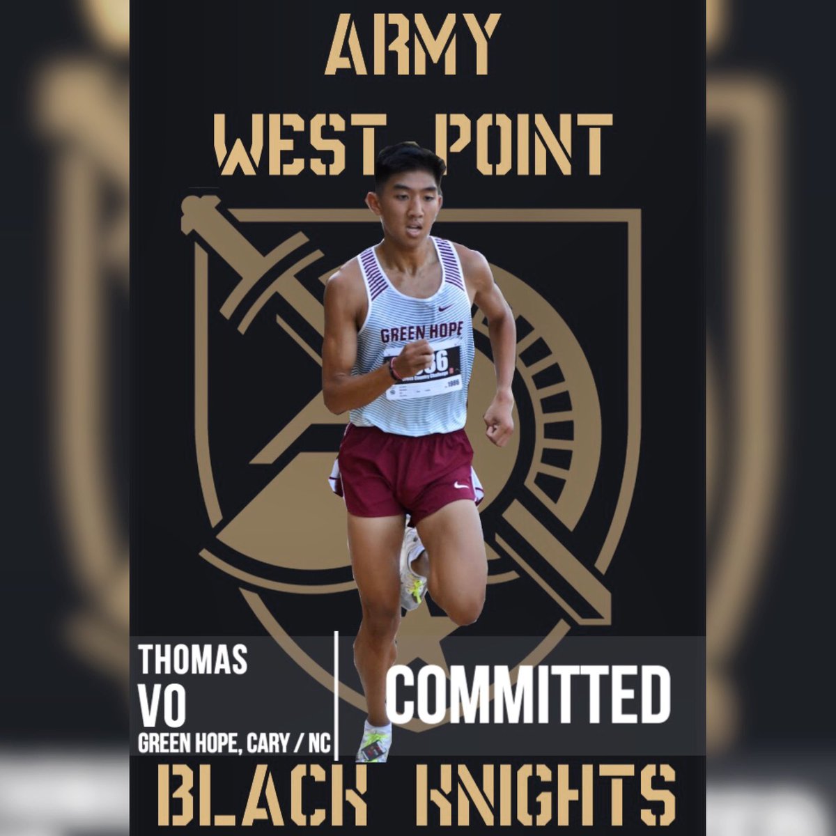 tvo2002's tweet photo. I am extremely excited to announce that I will be continuing my academic and athletic career at The United States Military Academy. Thank you to my family, friends, coaches, and teammates who have supported me through this process. #goarmybeatnavy https://t.co/nP1pmHjNQK