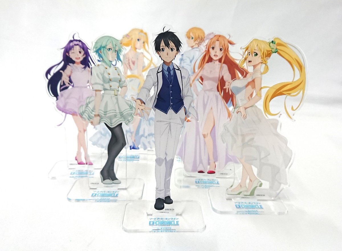 SAO エクスクロニクル京都 京まふ キリト&アスナ アクリルマスコット アニメ ソードアート・オンライン 公式 on X: 