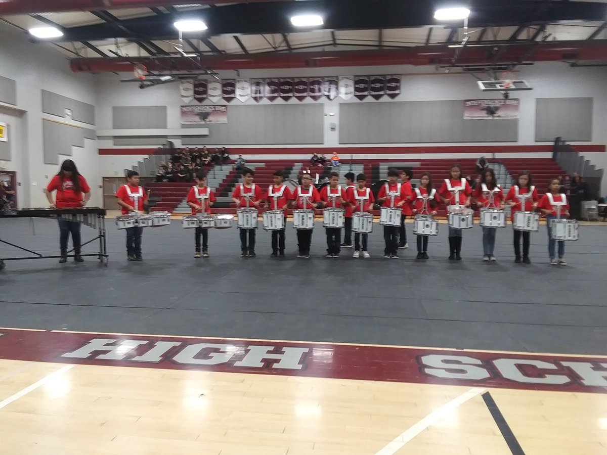 Congrats to the <a href="/Horizon_Jaguars/">Horizon Elementary School</a> Drumline on thier first performance.