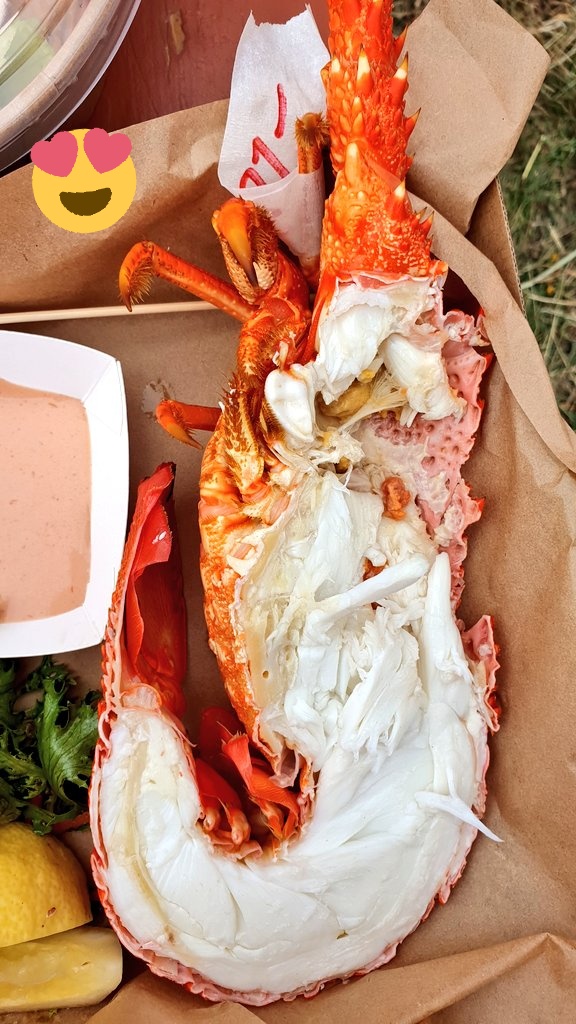 AgPeriUrban's tweet photo. 🦞 We went to Kilcunda!

🦞 We did the 2020 Lobster Festival 🦞

Tasty, awesome and every volunteer was very welcoming and friendly!! 

#VisitGippsland #Roadtripforgood #Gippsland #Kilcunda #EmptyEsky #EmptyBoot
#AustraliaDay #Bunurong #Boakoolawal @VicSeafood #LobsterFestival https://t.co/88lErcnDcD