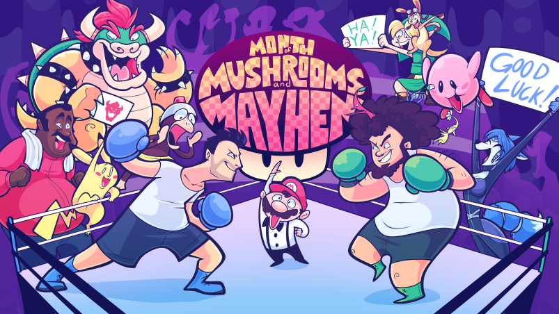 Iateyourp1e's tweet photo. The Month of Mushrooms and Mayhem is back with round 5! Come watch Iateyourpie and spikevegeta duke it out in a month long racing event of all your favorite games starting March 1st! Find out all about the event and how you can win a  $1500 gaming PC at https://t.co/b5xkXdqiEC! https://t.co/6ynirZmihf