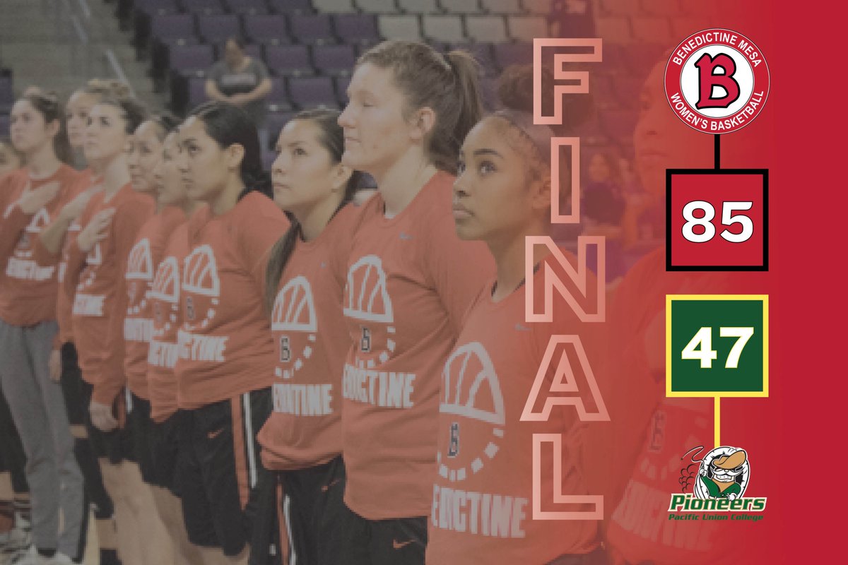 Mesa_Redhawks's tweet photo. WBB FINAL: The Redhawks jumped out to a big lead on Saturday night against Pacific Union and never let it go, as 10 BenU Mesa players scored in a 85-47 victory over the Pioneers at the Coyote Center! https://t.co/Z8rVJafBRR #RedhawksRising https://t.co/w9sEN6abb2