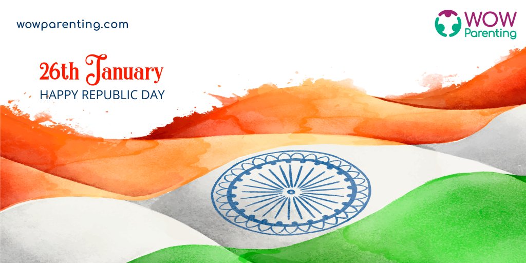 TheWowParenting's tweet photo. Happy Republic Day!
Jai Hind!
.
.
#Wowparenting #republicday #JaiHind #parenting #India #IndianFlag #26january https://t.co/XRETSIu9za