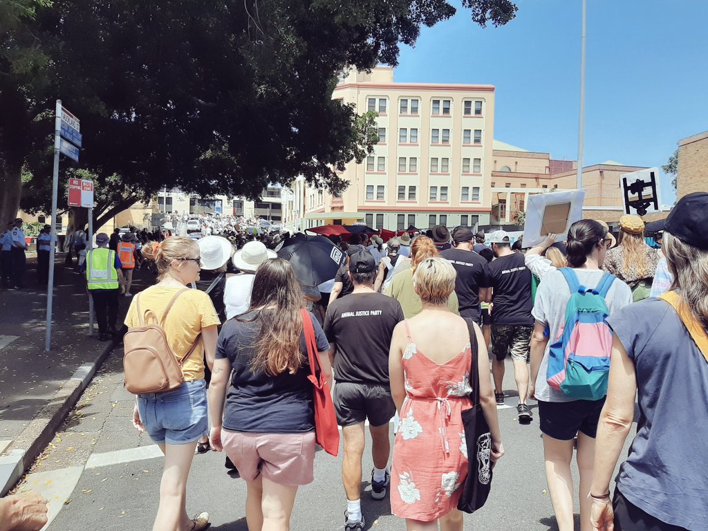 hunterenviro's tweet photo. #InvasionDay2020 inaugural march on Awabakal country, Newcastle https://t.co/sy7W8CUYXZ
